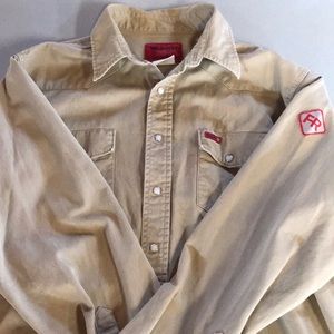 Wrangler XL Flame resistant work shirt
